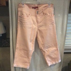 Royalty light orange size 12 capris